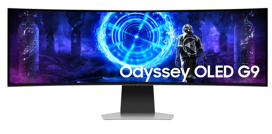 Monitor Gamer Curvo Samsung G95SD QLED 49", 5120x1440, G-Sync, 240Hz, DisplayPort, Gris