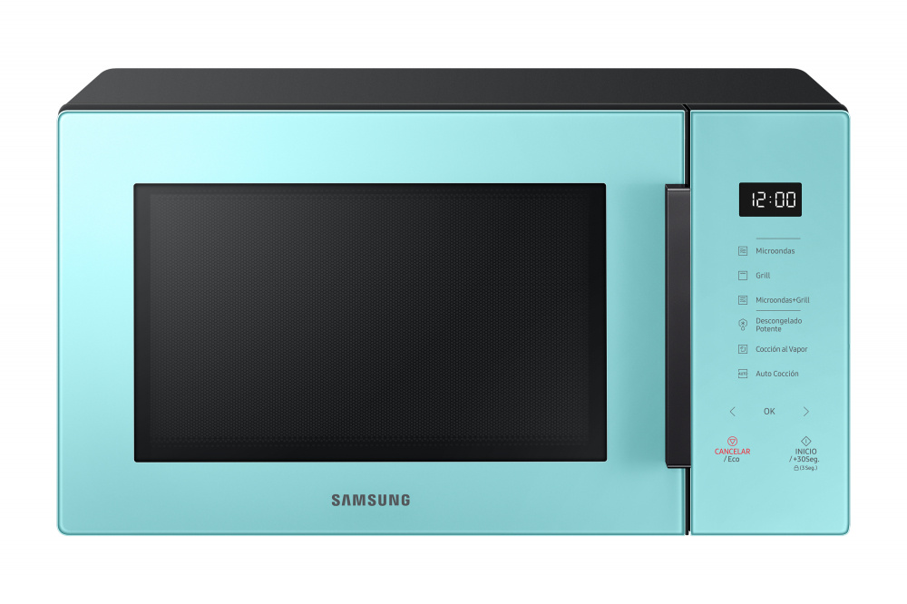 Samsung Horno de Microondas Bespoke, 1 Pie Cúbico, 1600W, Negro/Verde