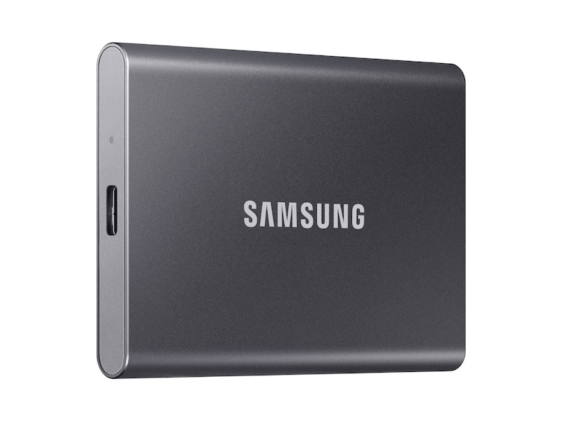 SSD Externo Samsung T7, 1TB, USB-C, Gris 