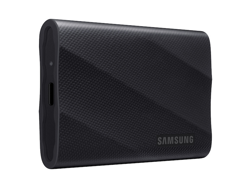 Disco Duro Externo Samsung Portable T9 2.5", 2TB, USB-C 3.0, Negro, Resistente a Golpes, para Mac/PC