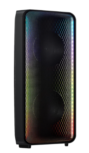 Samsung Bocina Portátil Sound Tower MX-ST40F, Bluetooth, Inalámbrico, USB-A, 160W, Negro - Resistente al Agua