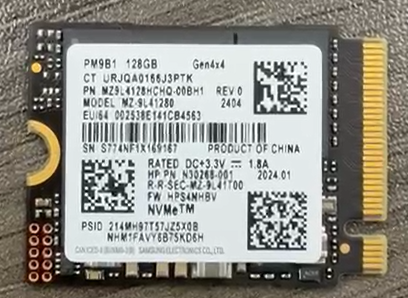 SSD PM9B1 NVMe Samsung 128gb ― Abierto