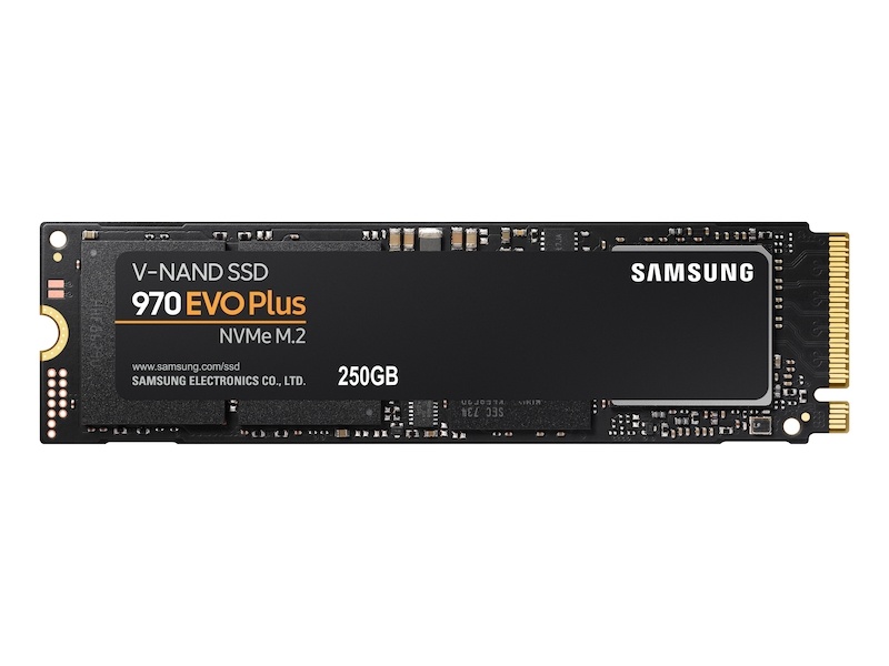 SSD Samsung 970 EVO Plus NVMe, 250GB, PCI Express 3.0, M.2