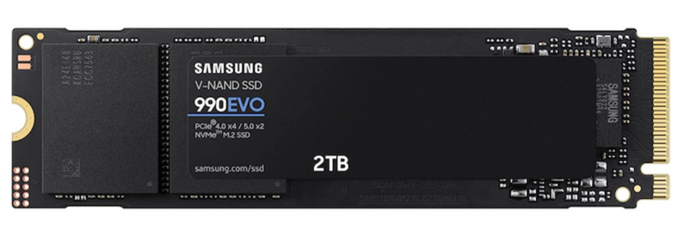 SSD Samsung 990 EVO NVMe, 1TB, M.2, 4200 MB/s Escritura, 5000 MB/s Lectura, PCI Express 4.0