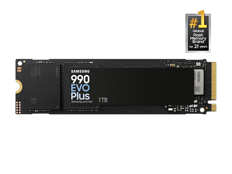 SSD Samsung 990 EVO Plus NVMe, 1TB, M.2, 6300 MB/s Escritura, 7150 MB/s Lectura, PCI Express 4.0