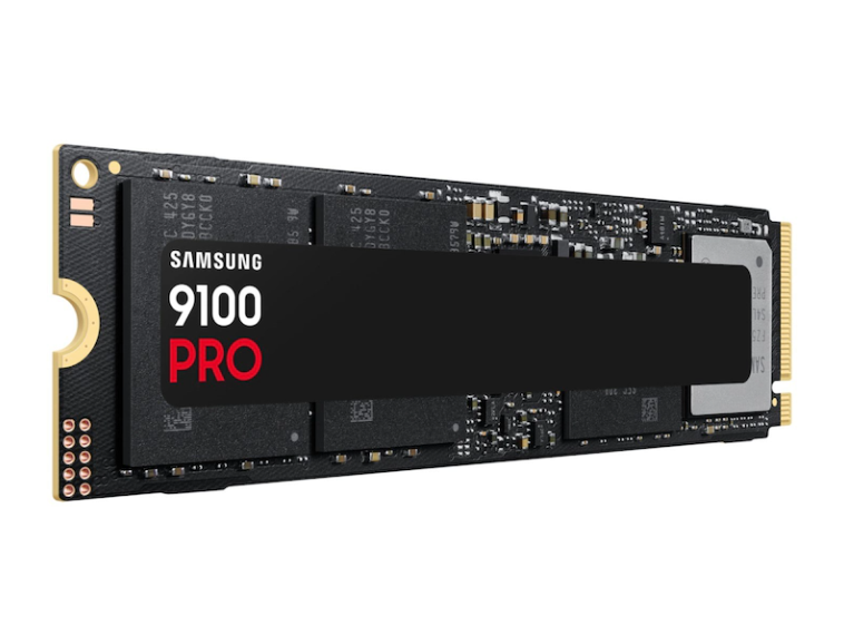 SSD Samsung 9100 PRO NVMe, 2 TB, M.2, 13400 MB/s Escritura, 14800 MB/s Lectura, PCI Express 5.0