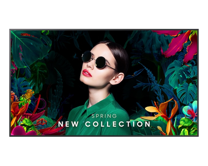 Samsung QM50C Pantalla Comercial LED 55", 4K Ultra HD, Negro