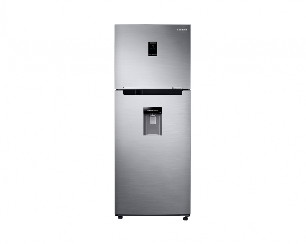 Samsung Refrigerador RT38A5930S8, 14 Pies Cúbicos, 383 Litros, Plata ― Daños mayores con funcionalidad parcial - Ligeros golpes.