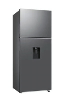 Samsung Refrigerador RT38DG6224S9, 14 Pies Cúbicos, Acero ― Tiene varios golpes, incluyendo dos fuertes en la esquina superior y la rejilla trasera,