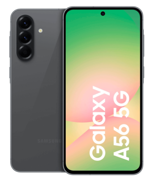 Samsung A56 5G 6.7", 256GB, 8GB RAM, Negro