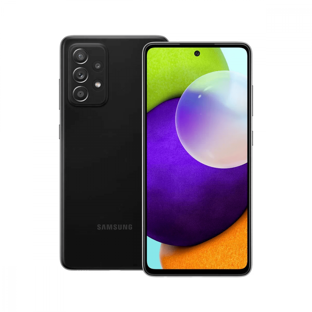 Smartphone Samsung Galaxy A52 6.5", 128GB, 6GB RAM, Negro ― Caja abierta, producto nuevo.
