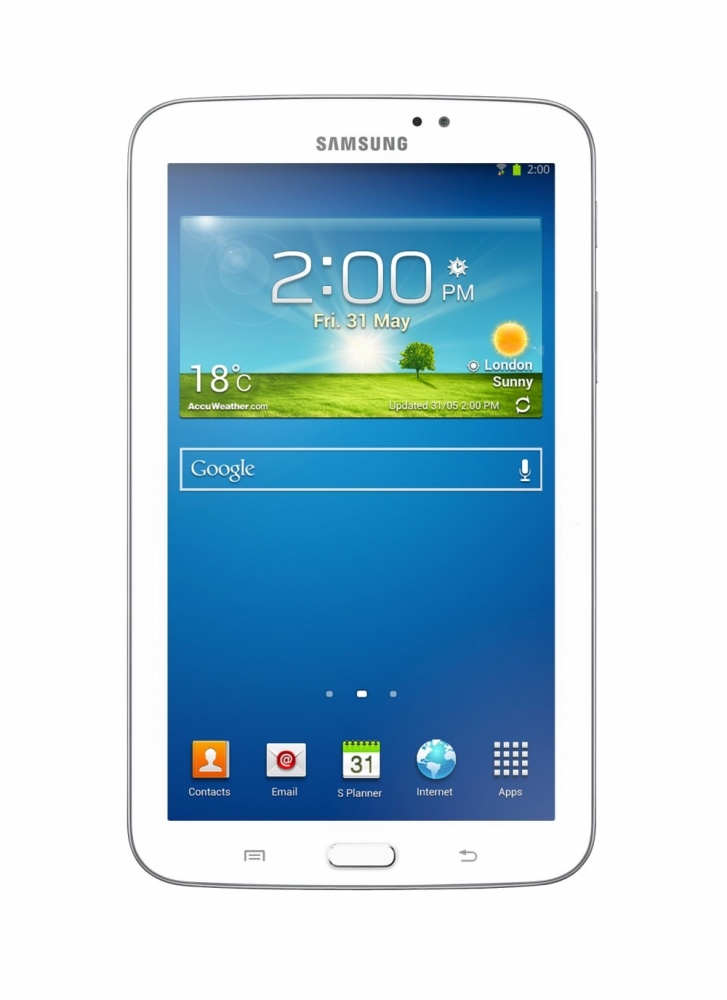 Tablet Samsung Galaxy Tab 3, 7'', 1024 x 600 Pixeles, Android 4.1 Jelly Bean, Bluetooth, WLAN, Blanco