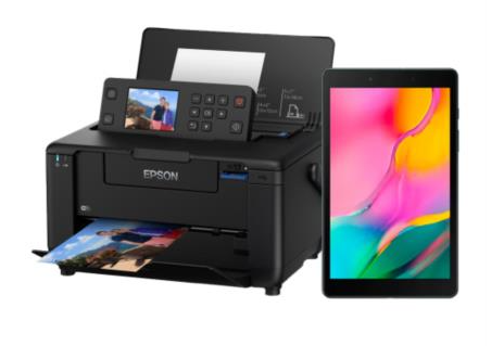 Tablet Samsung Galaxy Tab A 8", 32GB, 1280 x 800 Pixeles, Android 9.0, Bluetooth 4.2, Negro ― Incluye Epson PictureMate PM-525