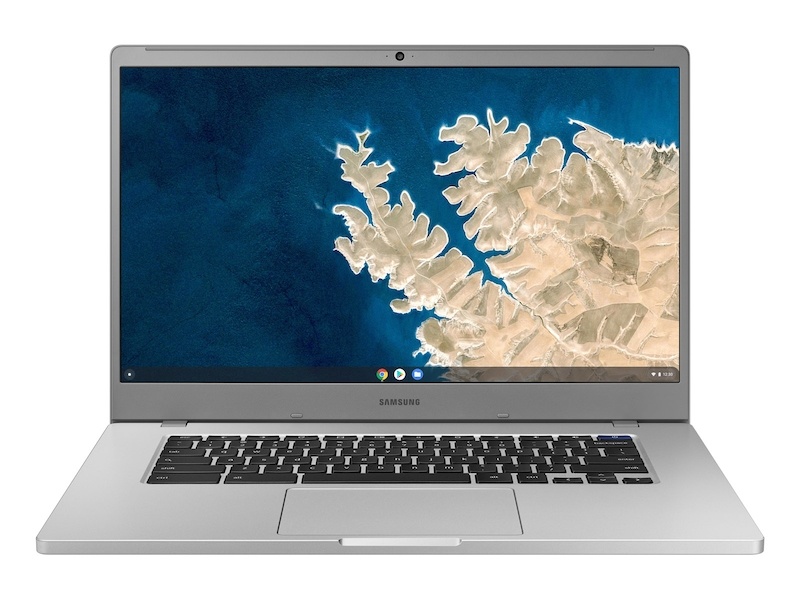Laptop Samsung Chromebook 4+ 15.6” Full HD, Intel Celeron N4000 1.10GHz, 6GB, 64GB, Chrome OS, Plata ― Teclado en Inglés