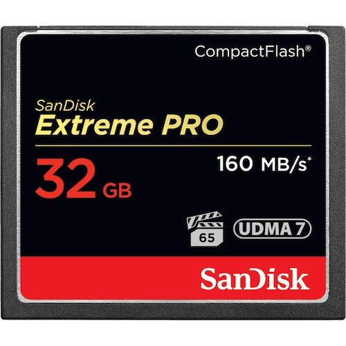 Memoria Flash SanDisk Extreme Pro, 32GB CompactFlash
