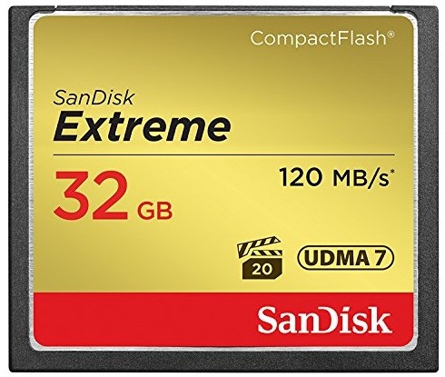 Memoria Flash SanDisk CF Extreme, 32GB CompactFlash
