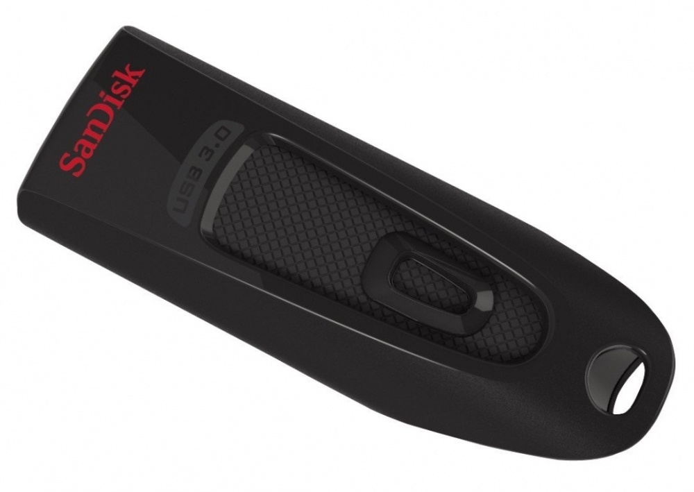 Memoria USB SanDisk Ultra, 64GB, USB 3.0, Negro