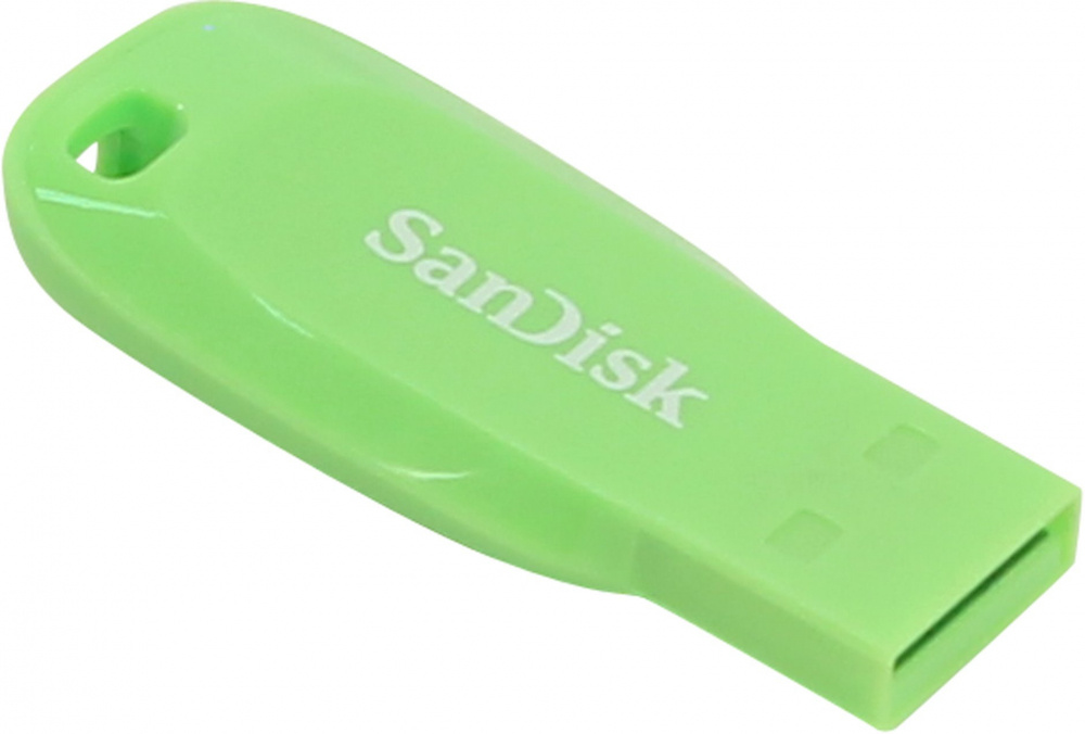 Memoria USB SanDisk Cruzer Blade, 32GB, USB 2.0, Verde