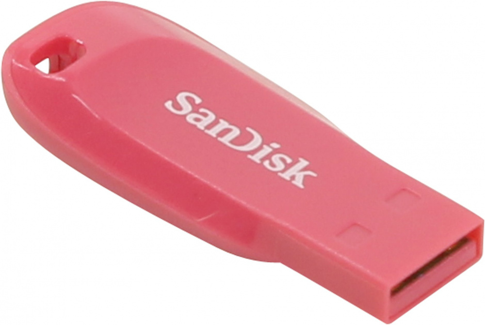 Memoria USB SanDisk Cruzer Blade, 32GB, USB 2.0, Rosa