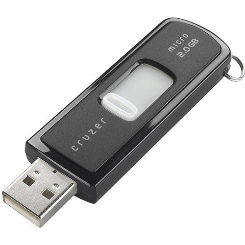 Memoria USB SanDisk Cruzer Micro, 2GB, USB 2.0, Negro