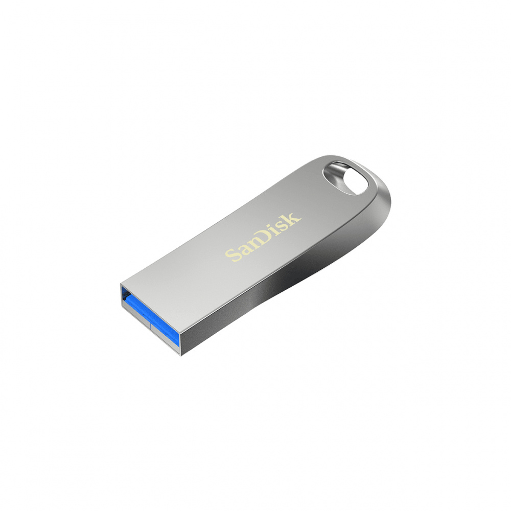 Memoria USB SanDisk Ultra Luxe, 128GB, USB 3.1, Plata