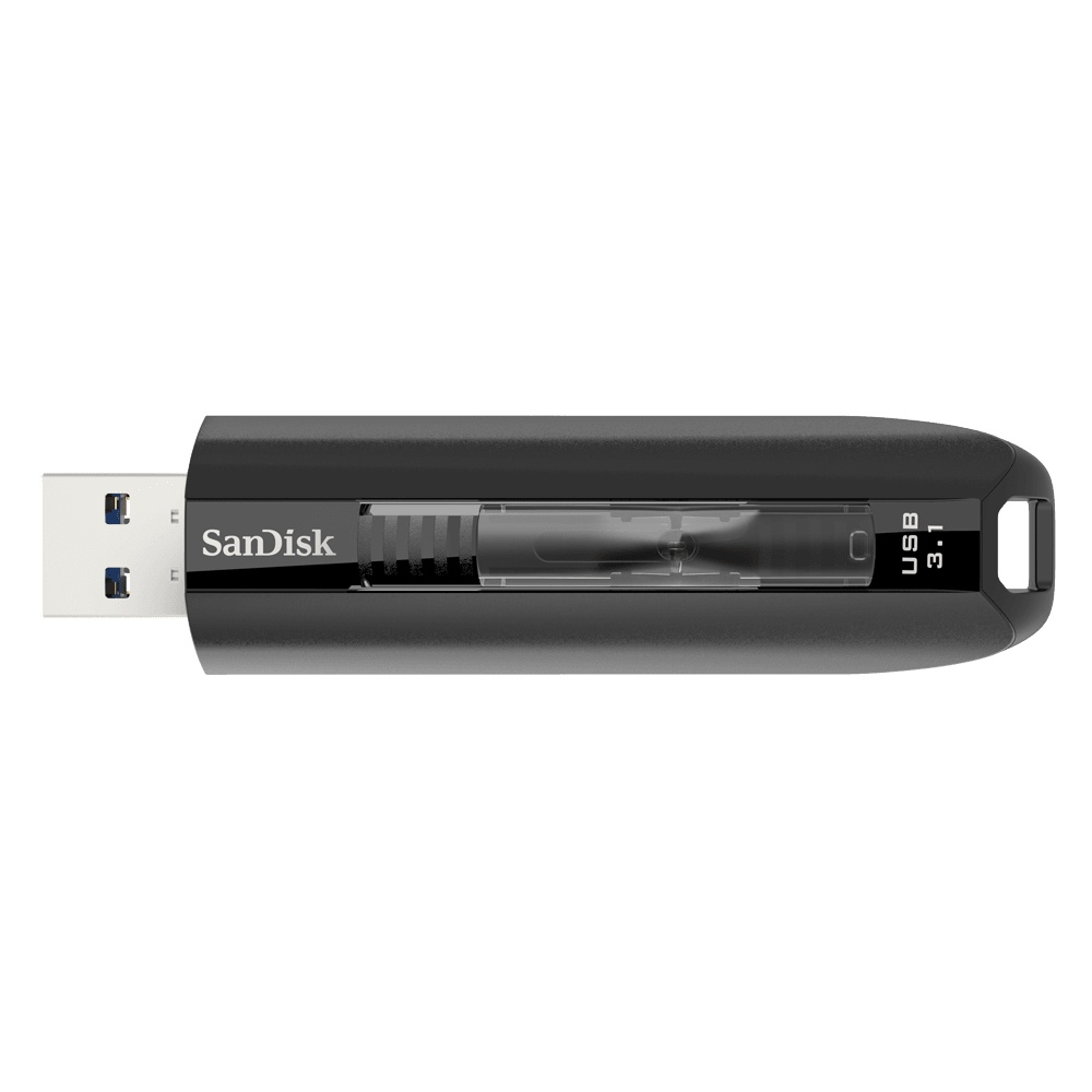 Memoria USB SanDisk Extreme Go, 64GB, USB 3.0, Negro