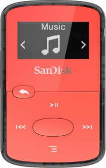 SanDisk Reproductor MP3 Clip Jamp, 8GB, USB 2.0, Rojo