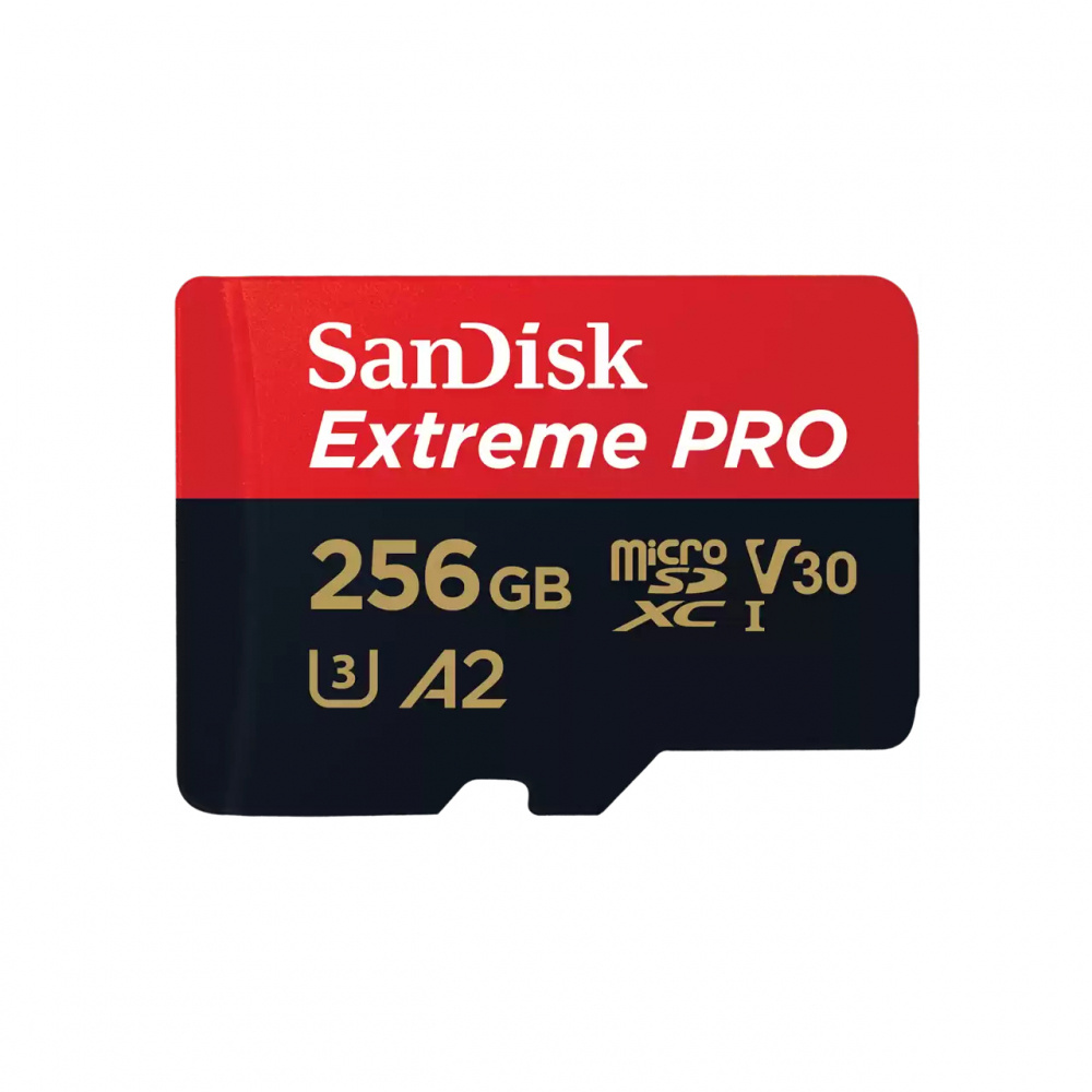 Memoria Flash SanDisk Extreme Pro, 256GB MicroSDXC UHS-I Clase 10, con Adaptador 