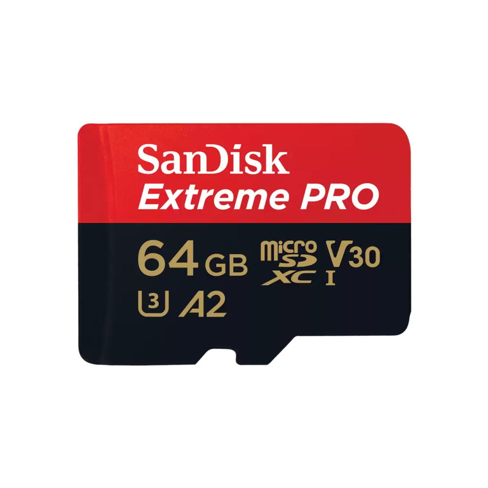 Memoria Flash SanDisk Extreme PRO, 64GB MicroSDXC UHS-I Clase 10, con Adaptador