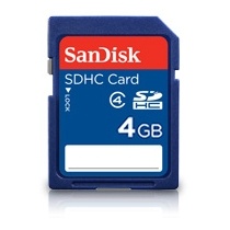 Memoria Flash SanDisk, 4GB SDHC