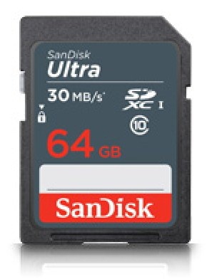 Memoria Flash SanDisk Ultra, 64GB SDXC UHS-I Clase 10