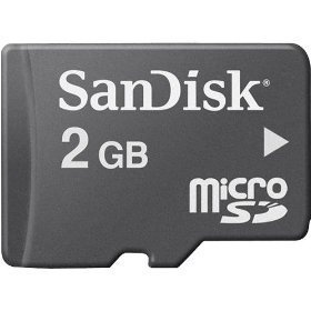 Memoria Flash SanDisk, 2GB microSD