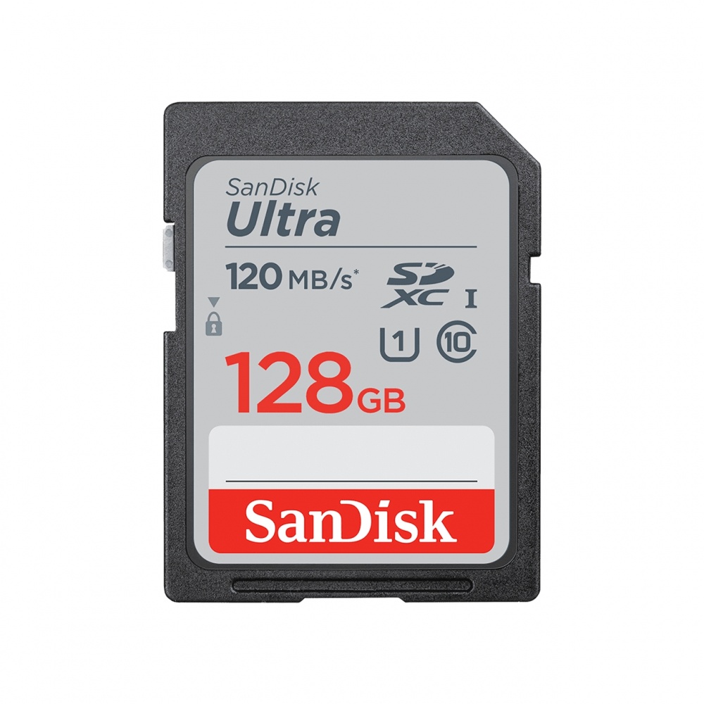 Memoria Flash SanDisk Ultra, 128GB SDHC UHS-I Clase 10