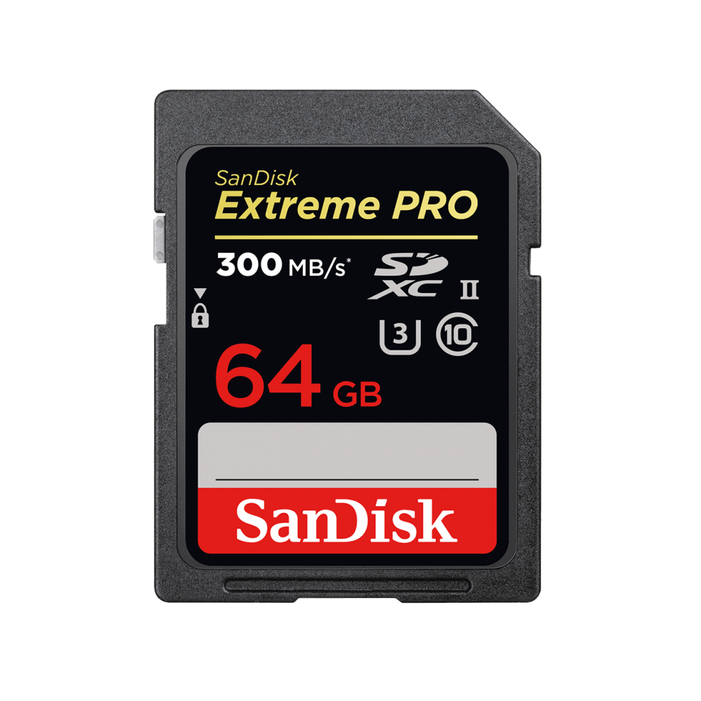 Memoria Flash SanDisk Extreme Pro 64GB SDXC UHS-II Clase 10