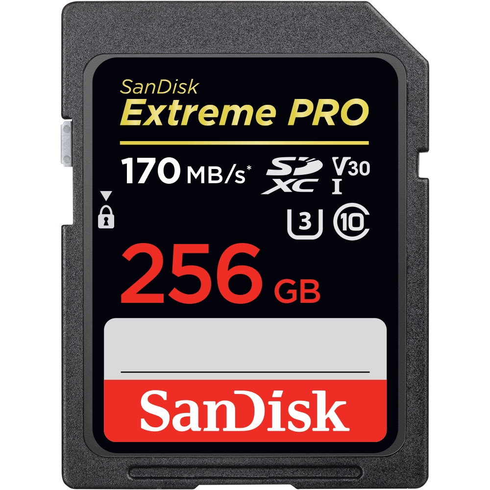Memoria Flash SanDisk Extreme PRO, 256GB SDXC UHS-I Clase 10