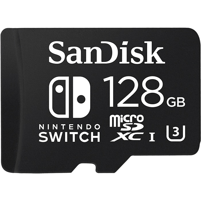 Memoria Flash SanDisk, 128GB MicroSDXC UHS-I Clase 3, para Nintendo Switch