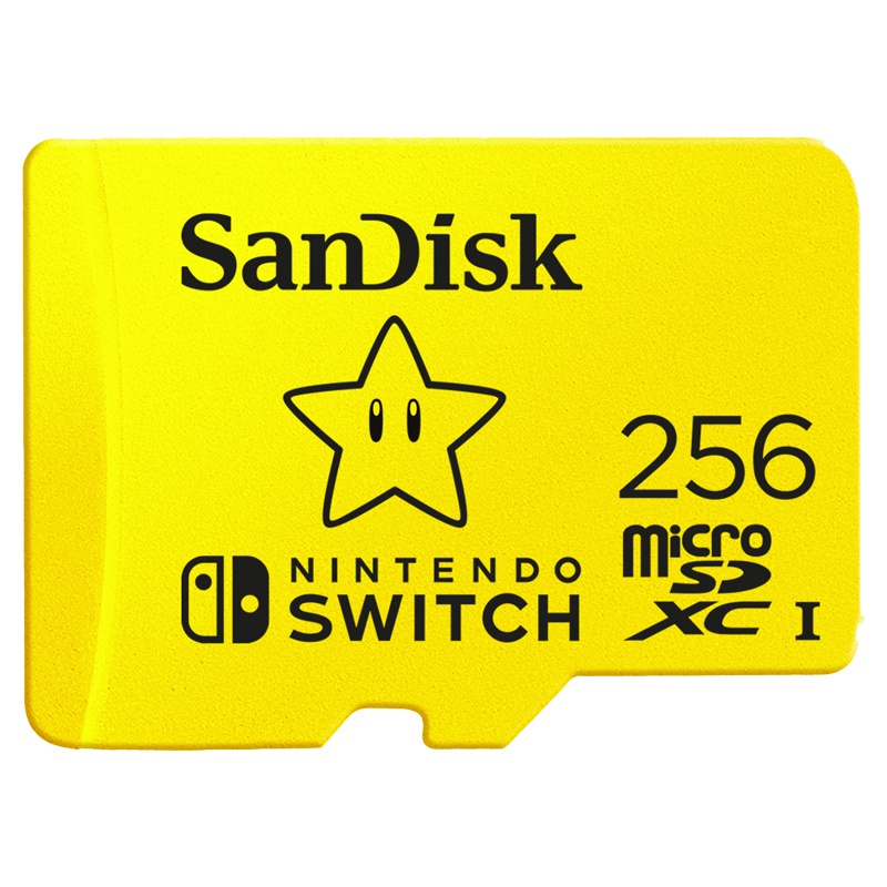 Memoria Flash SanDisk para Nintendo Switch, 256GB MicroSDXC Class 3 (U3)