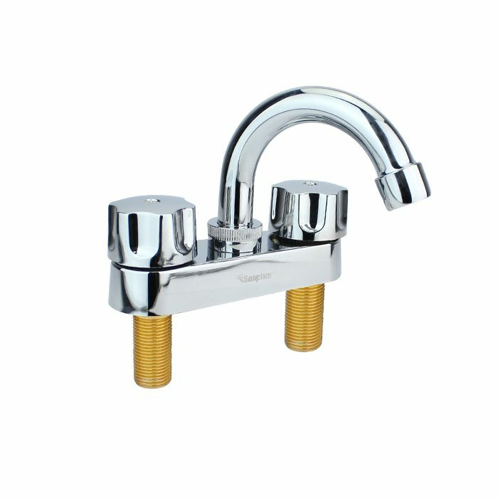 Sanplom Llave Mezcladora para Baño 88957, 4”, 0.25 kg/cm², Cromo