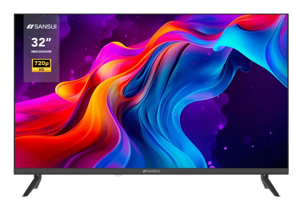 Sansui Smart TV DLED SMX32VAHW 32", HD, Negro