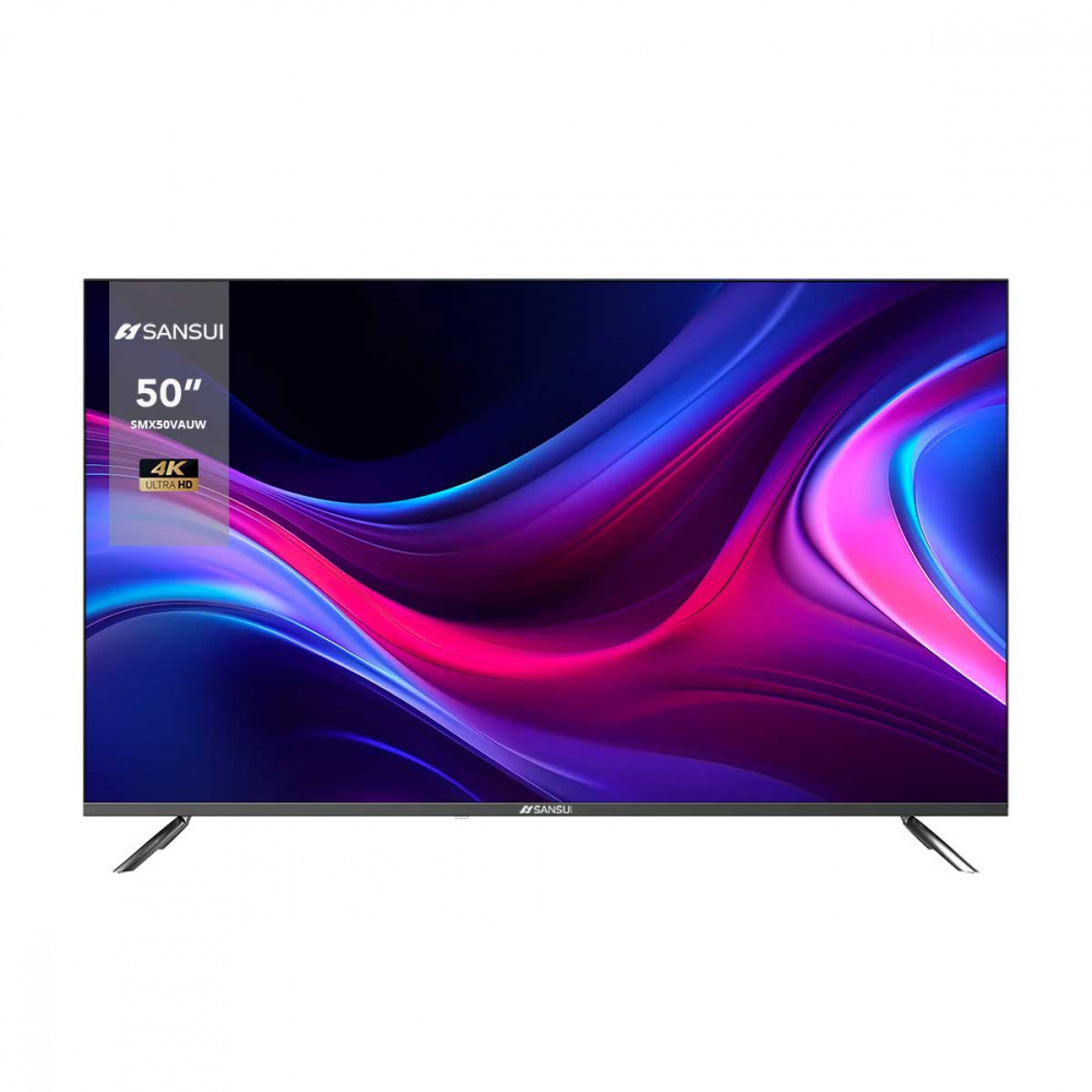 Sansui Smart TV DLED SMX50VAUW 50", 4K Ultra HD, Negro