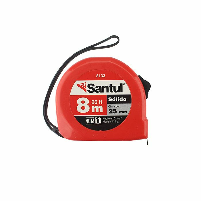 Flexómetro Santul 8133, 8 Metros, 25mm, 1 Pieza 