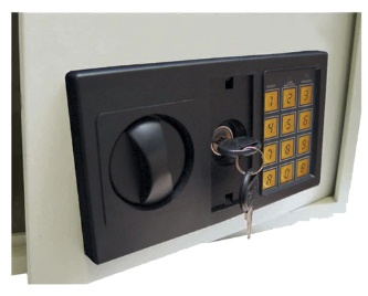 Santul Caja Fuerte ST382030, Negro