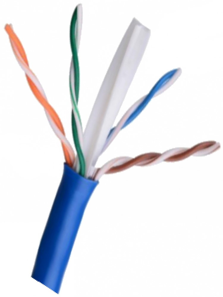 Saxxon Bobina de Cable Cat6 UTP, 305 Metros, Azul