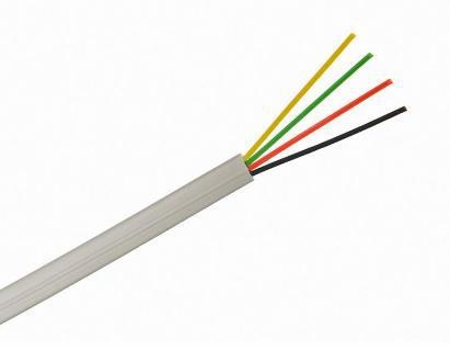 Saxxon Bobina de Cable para Alarma OWA4305JF, 305 Metros, Blanco, 4 Conductores