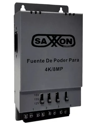 Saxxon Fuente de Poder para Cámara PSU1205A, Entrada 100 - 240V, Salida 12V, 5A
