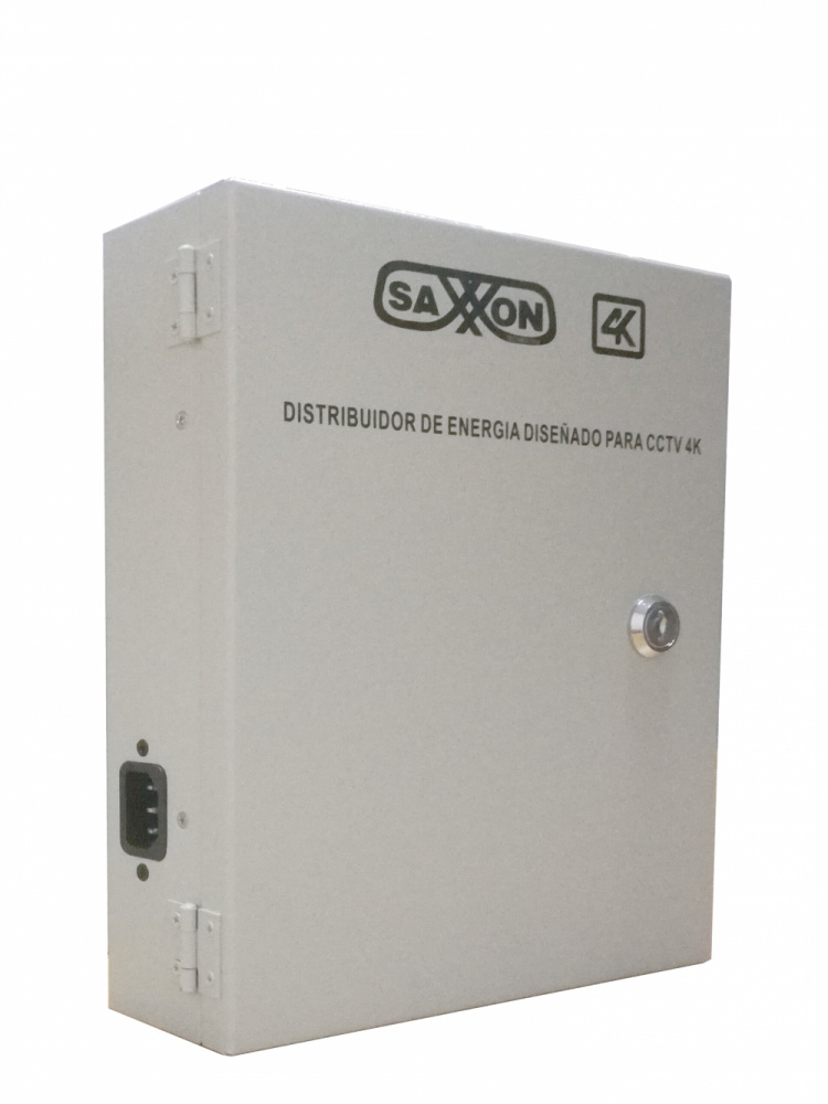 Saxxon Fuente de Poder Regulada PSU1220-D16H, 12V, 20A, para 16 Cámaras