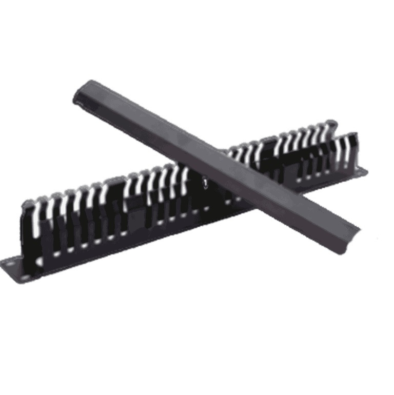 Saxxon Organizador de Cables Horizontal para Rack de 19", 1U, Negro