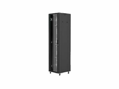 Saxxon Gabinete de Piso 19", 37U, hasta 200Kg, Negro