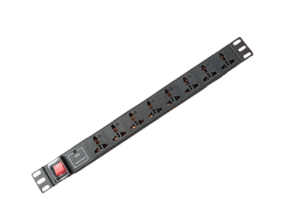 Saxxon PDU para Rack 1U SXPDU-8P16A, 16A, 120V, 8 Salidas