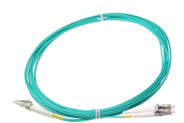 SBE Tech Cable Fibra Óptica Multimodo OM4 LC Macho - LC Macho, 3 Metros, Aqua